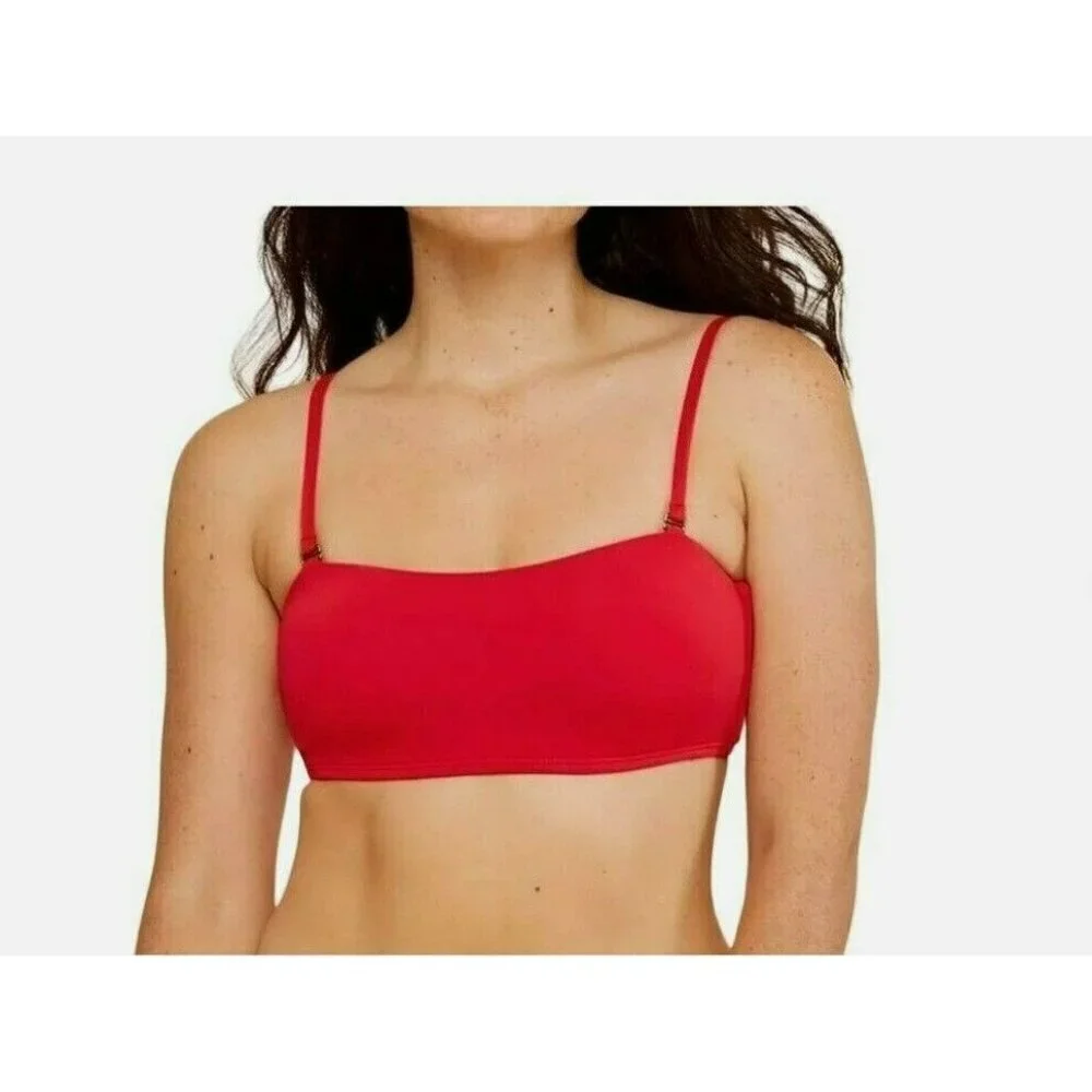 Andie Swin The Rio Bikini Top‎ Cherry Red Large